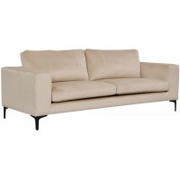 Aspen 3-personers sofa - Beige fløjl
