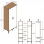Kumsal garderobe 6 Valnd/creme