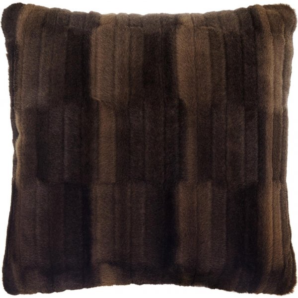Brun pyntepude 45 x 45 cm - Chokolade
