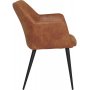 Liam stol - Vintage cognac