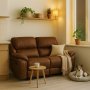 Riverdale 2-personers recliner-sofa - Mocca (Microfiber)