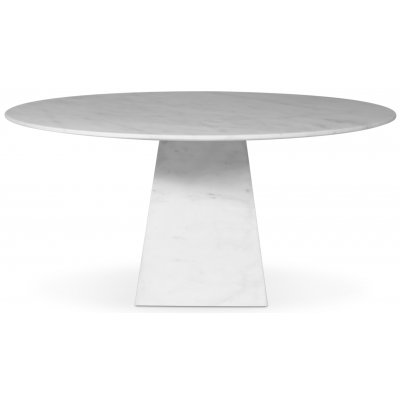 Pegani rundt spisebord i hvid marmor - D145 cm