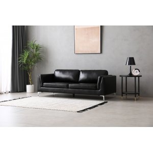 Sofa 3-personers sort PU - Cansas Sofa 3-personers sort PU - Cansas