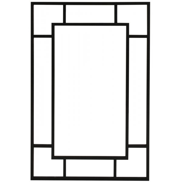 Marlyn spejl 120 cm - Metal/antik sort