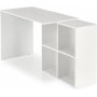 Broz skrivebord 115x77 cm - Hvid