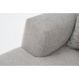 Linden mini divan sofa venstre - Lysegr
