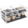 Ronya make-up skuffe 30,5 cm - Gennemsigtig