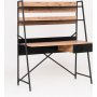 Nova skrivebord 125x55 cm - Brun/sort