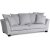 Arild 2,5-personers sofa med konvolutpuder - Offwhite linned + Mbelplejest til tekstiler