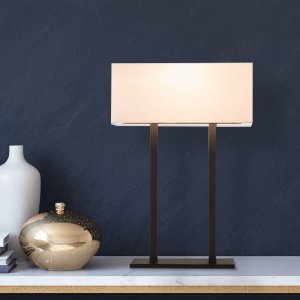 Salo bordlampe - Hvid/sort