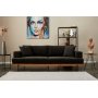 Liva 3-personers sofa - Antracit/kobber