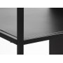 Billy sort metal reol - 180x80 cm