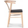 Abisko stol - Antik bg / sort PU