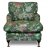 Howard Spirit divan lnestol i blomstret stof - Eden Parrot Green