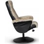 Times lnestol med fodskammel (Recliner) - Beige freskind