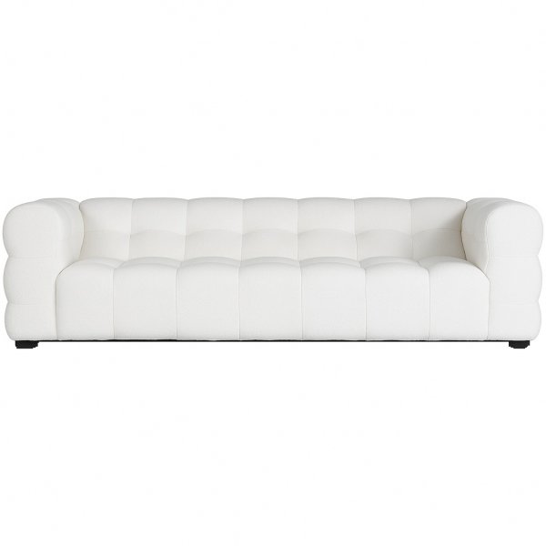 Sofa i boucl - lngde 235 cm