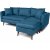 Sofia divan sofa hjre - Mrkebl