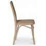 Indiana stol i bjet tr - Whitewash / Rattan