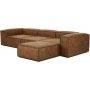 Frida divan sofa - Lysebrun