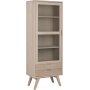 A-Line glasskab 190 cm - Hvid