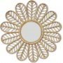 Pfuglespejl i rattan 90 cm - Natur