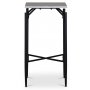 Wayne sidebord kryds - Lysegr marmor (foliering) + Pletfjerner til mbler