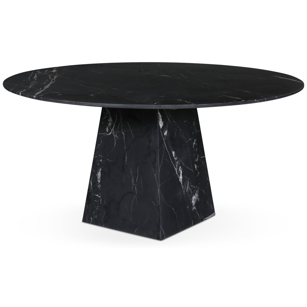 Pegani rundt spisebord i marmor - D150 cm - 10995 - Trendrum.dk