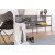 Fiona sidebord B160 cm - Sort / Glas + Mbelfdder