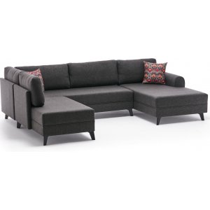 Belen u-seng sofa - antracit