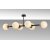 Facet loftslampe 10486 - Sort/hvid