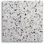 Terrazzo sofabord 75x75cm - Cosmos Terrazzo & understel cross krom