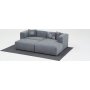 Linden mini divan sofa hjre - Gr