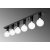 Milou loftslampe 12225 - Sort/hvid