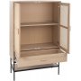 Raffels lave vitrine - Hvidpigmenteret egefiner