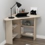 Hjrneskrivebord 80 x 80 cm - Beige