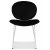 Rondo stol - Sort (fljl) / Hvid + Pletfjerner til mbler