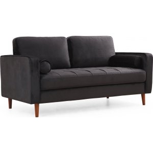Rom 2-personers sofa - Sort