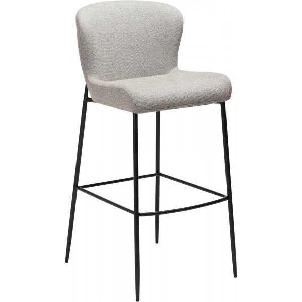 Glam barstol - Pebble earth boucle/sort