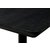 Smokey spisebord 120x80 cm - Sortbejdset