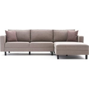 Kale divan sofa hjre - Cremehvidt hr