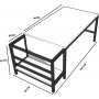 Contempo sofabord 110 x 60 cm - Fyrretr