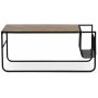 Bjrkeryd sofabord med opbevaring 100 x 50 cm - Sort / Eg