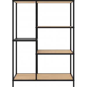 Medici reol H112 cm - Eg/sort