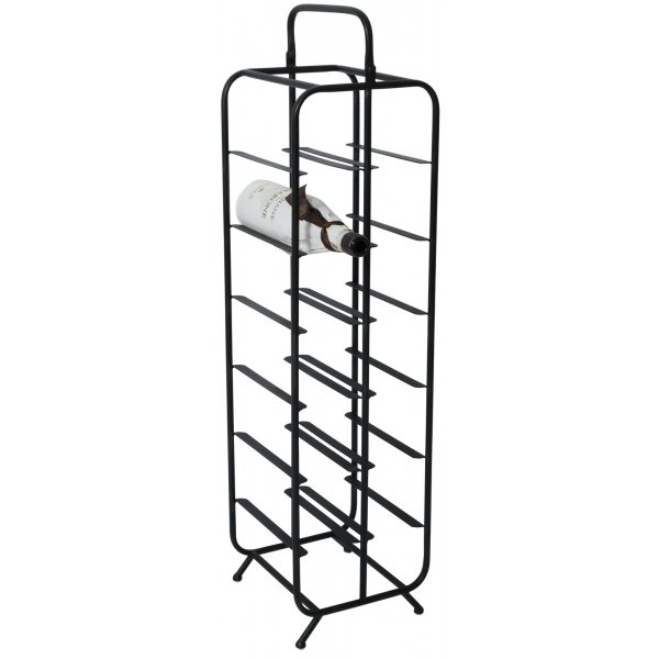 Cartier vinreol til 12 flasker (gulvmodel) - Sort metal