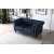 Herron blue 2-personers chesterfield sofa