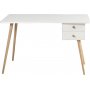 Balbina skrivebord 120x60 cm - Hvid