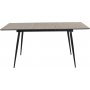 Kkken spisebord 120-160 cm - Natur/sort