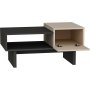 Frank sofabord 100 x 60 cm - Beige/antracit