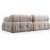 Petite 2-personers sofa - Creme