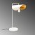 Sivani bordlampe 4 - Hvid/guld